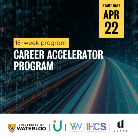 16-week program: Career Accelerator Program start date is April 22