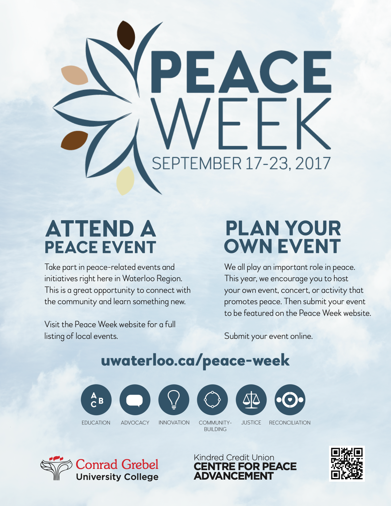 Peace Week Poster 2017