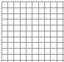 a 10 by 10 square grid 