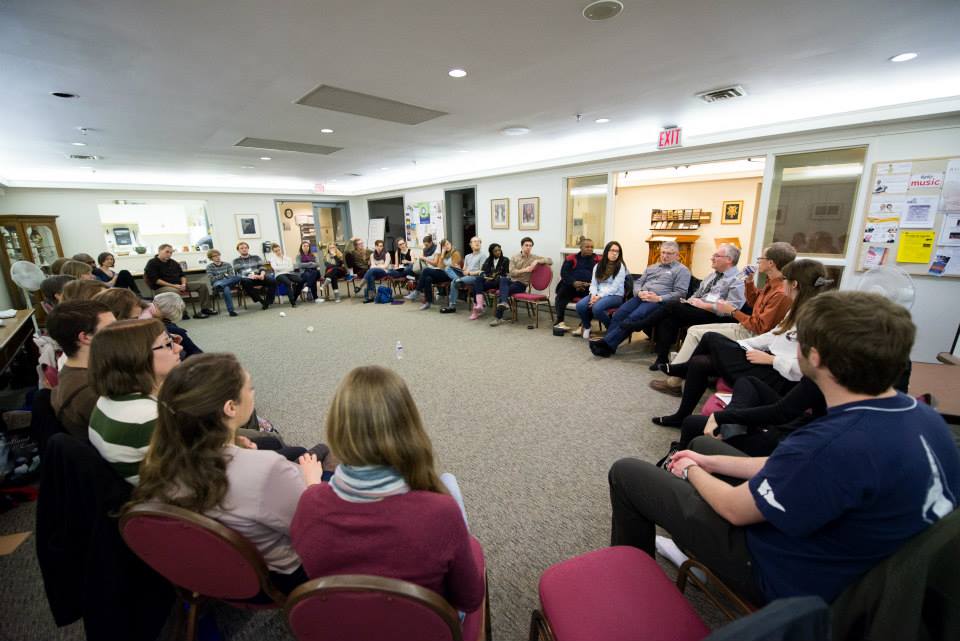 Students in circle at the Ottawa seminar