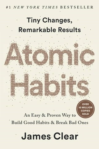 "Atomic Habits" book cover
