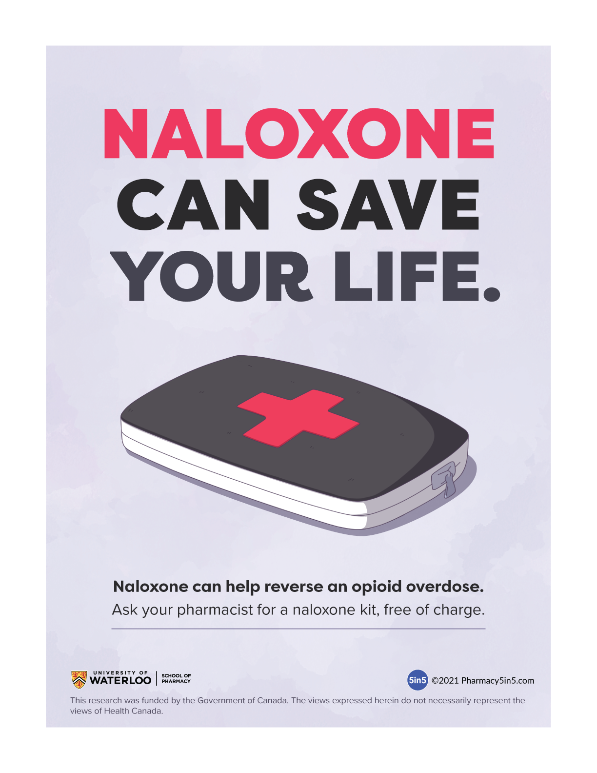 Naloxone can save your life poster
