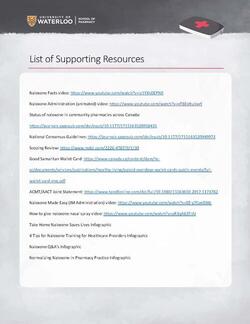 Supporting resources