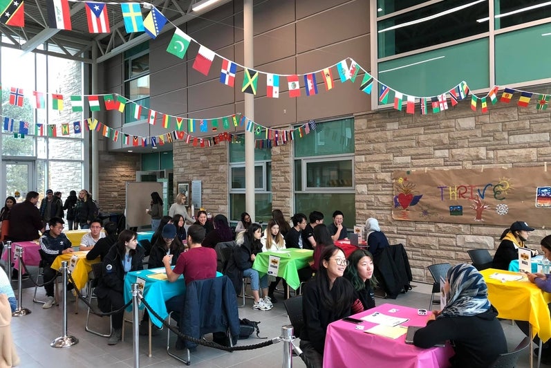 Our 2019 Living Library event in action!