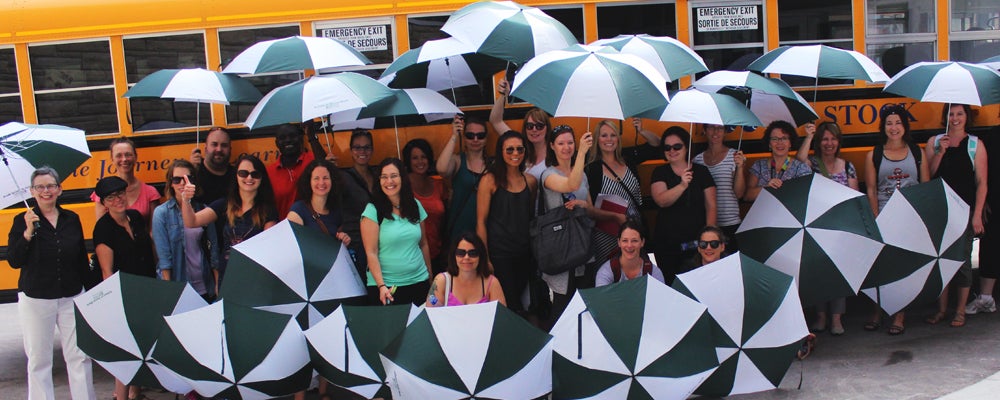 School of Social Work class field trip