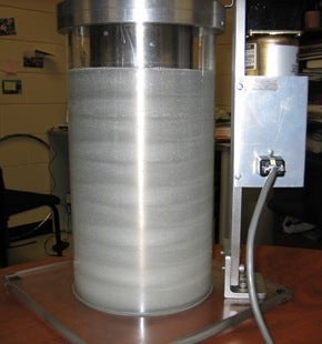 Couette tank in lab experiment