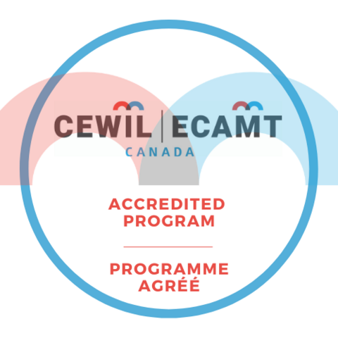 CEWIL accredited program logo